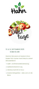 Obsttage 2025