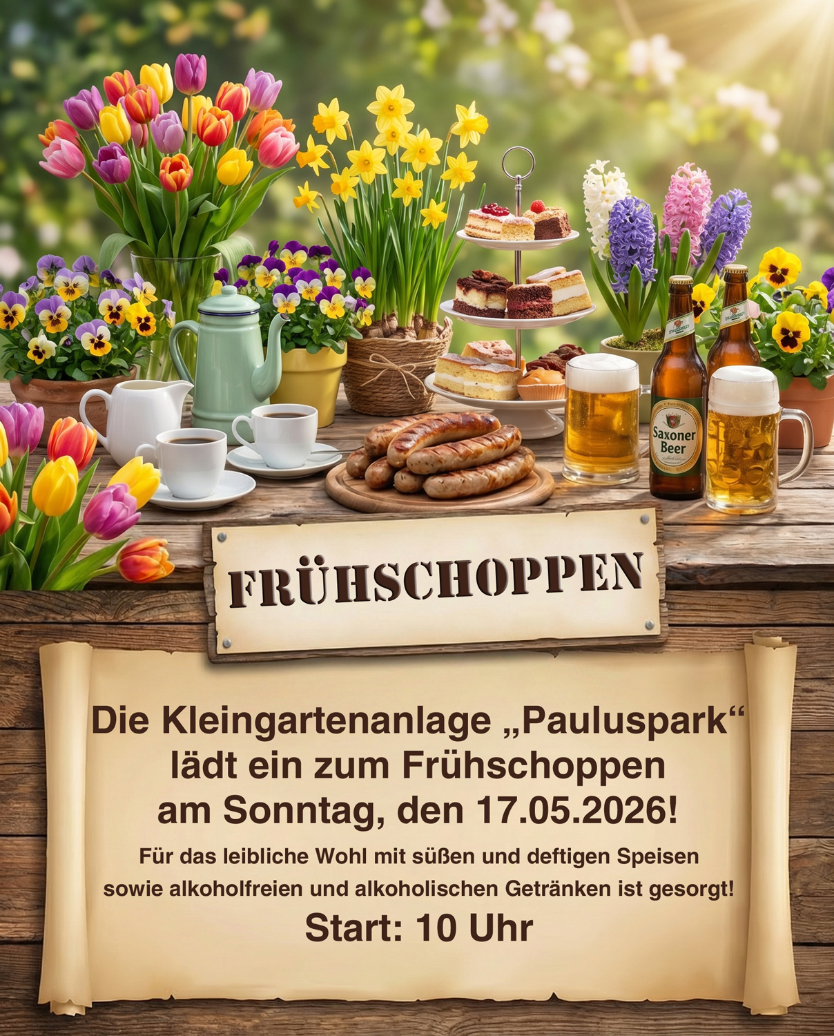 Einladung zum Frühschoppen